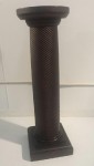 Mahogany Rope Pedestal